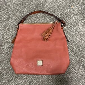 **Brand New! Dooney & Burke Pebble Grain Large Shoulder Bag**